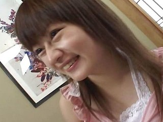 Cute little Japanese wife blows him and then receives bent over with a facial